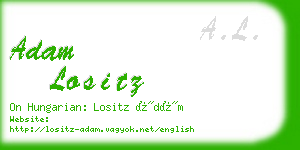 adam lositz business card